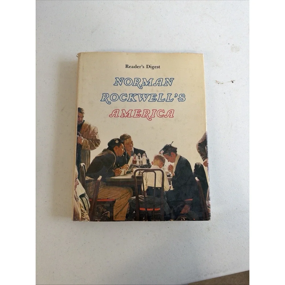 Norman Rockwell's America Hardcover Vintage Book 1976 Art History